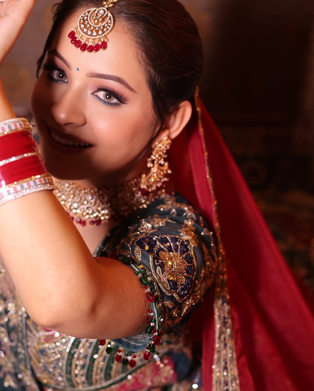 Professional occasion makeup by Simran Kaur and Jasmine in Shamli
